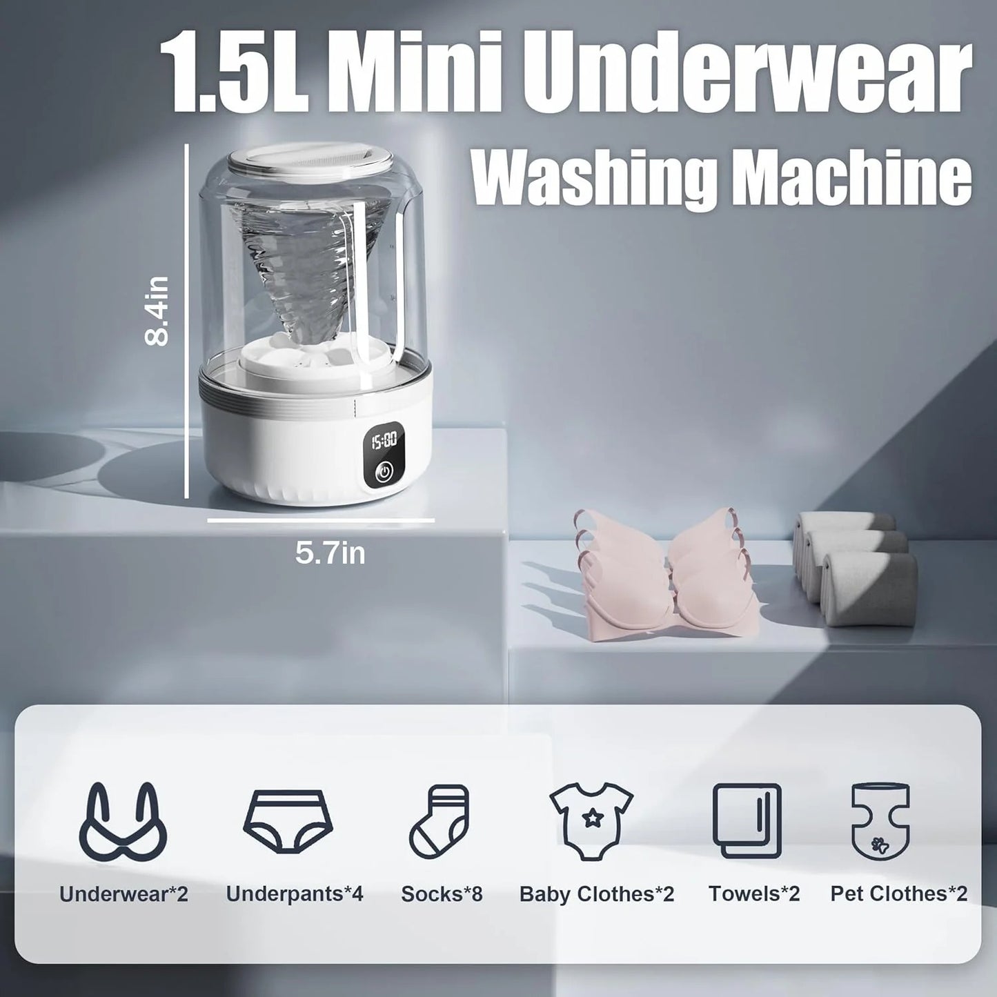 TORZY™ - Mini Portable Washing Machine