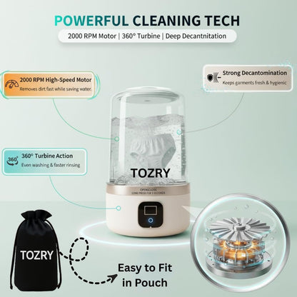TORZY™ - Mini Portable Washing Machine