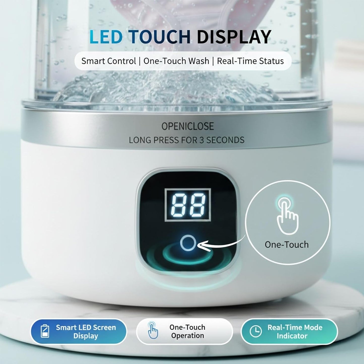 TORZY™ - Mini Portable Washing Machine