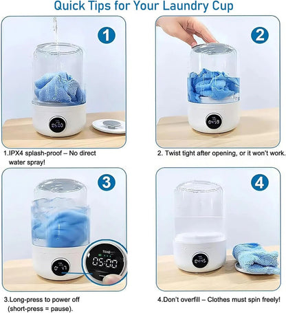 TORZY™ - Mini Portable Washing Machine